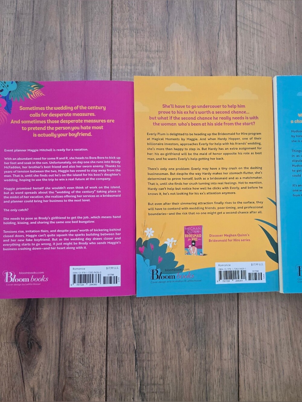 Meghan Quinn Bundle: Bridesmaid For Hire, Undercover, And By Chance - Picture 2 of 2